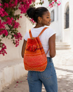 Orange Backpack