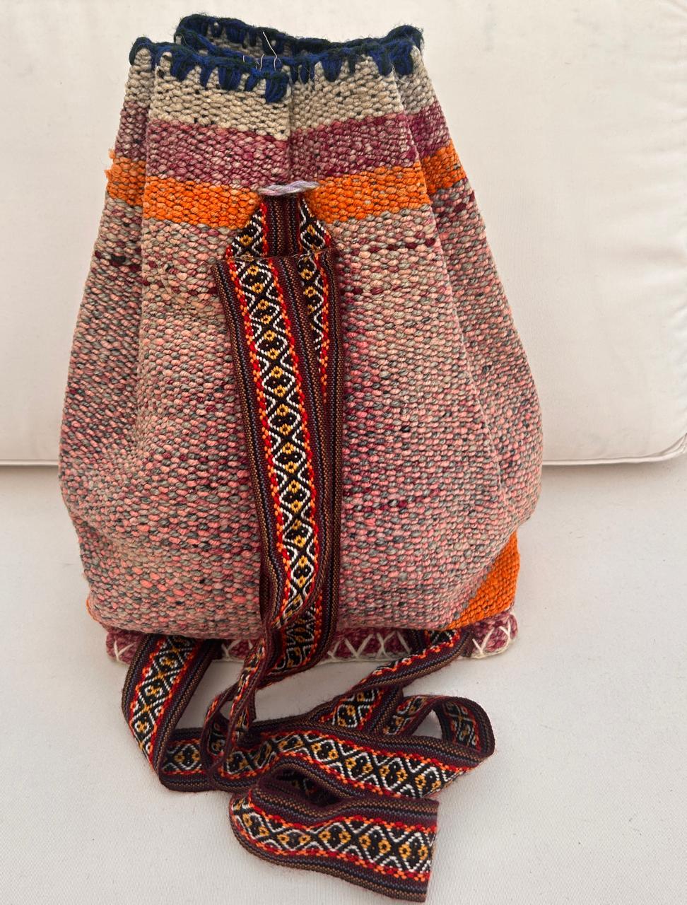 Small purple handbag