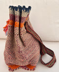 Small purple handbag