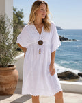 Short Dress 100% Peruvian Cotton